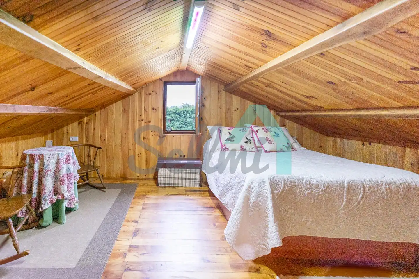 Bedroom of Houses for sale in Valdés - Luarca  with Private garden, Parquet flooring and Terrace