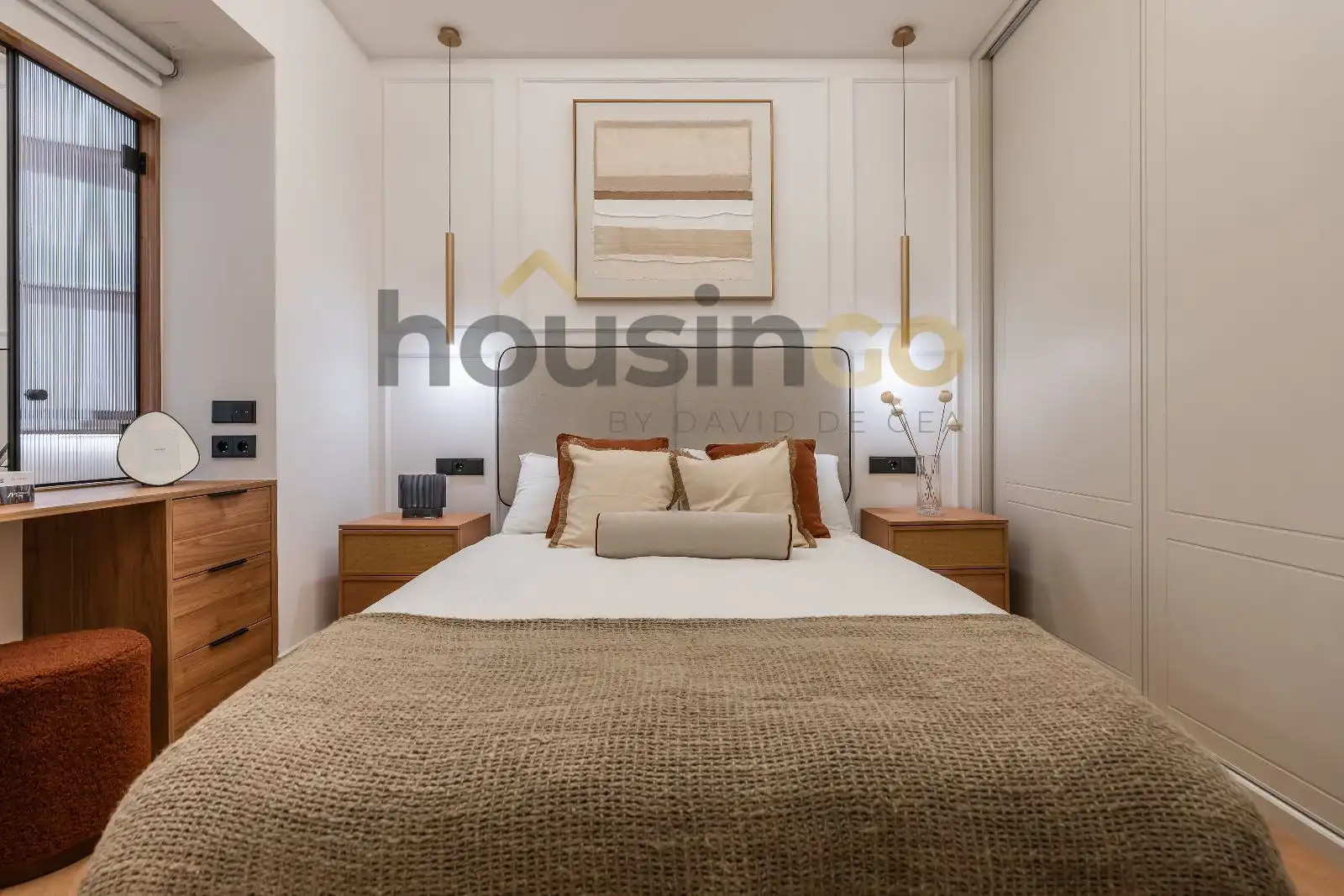 Bedroom of Flat for sale in Madrid  with Air Conditioner, Heating and Terrace