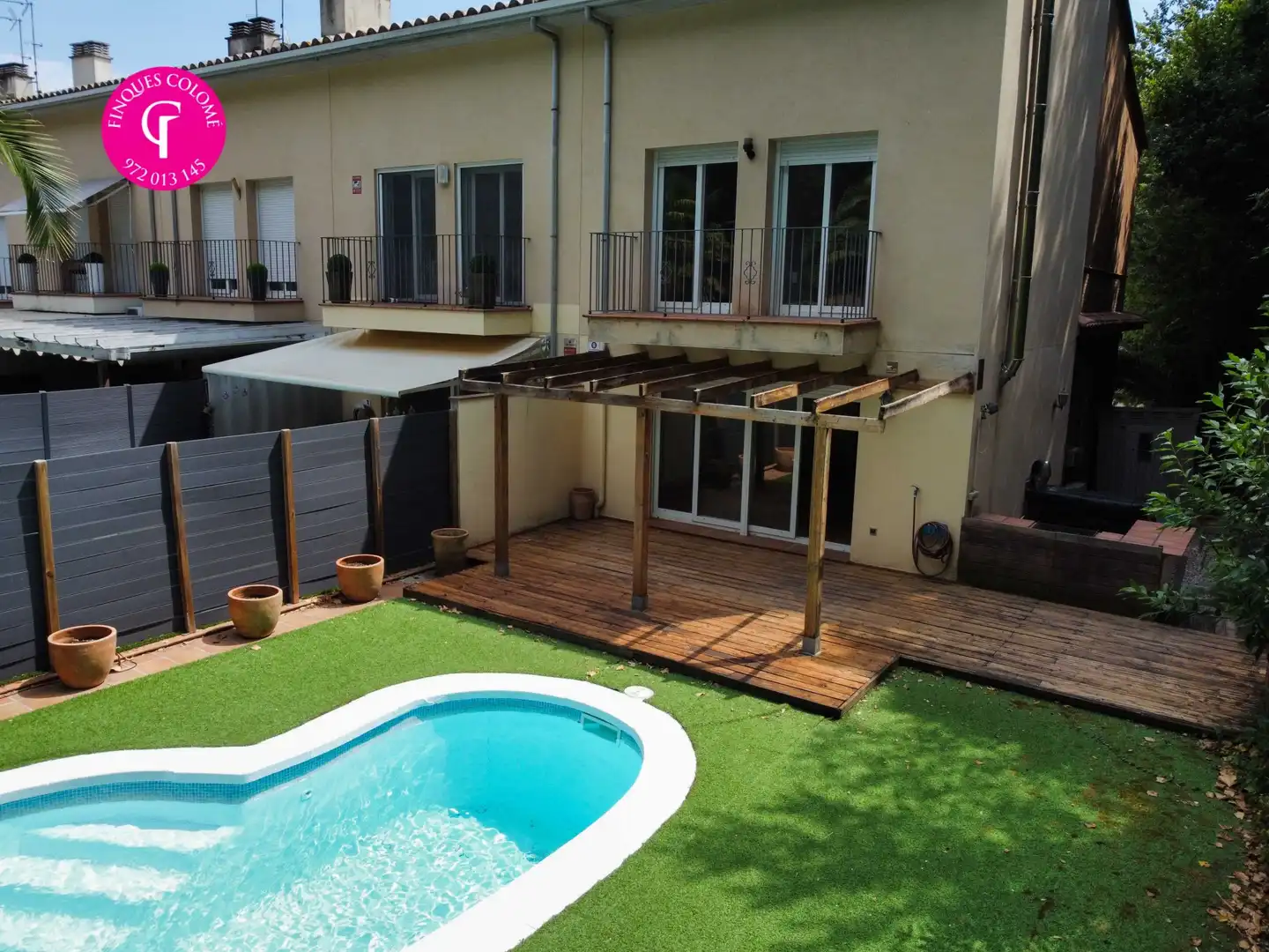 Terrassa de Casa adosada en venda en Girona amb Aire condicionat, Calefacció i Traster