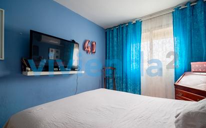 Bedroom of Flat for sale in  Madrid Capital  with Air Conditioner and Balcony