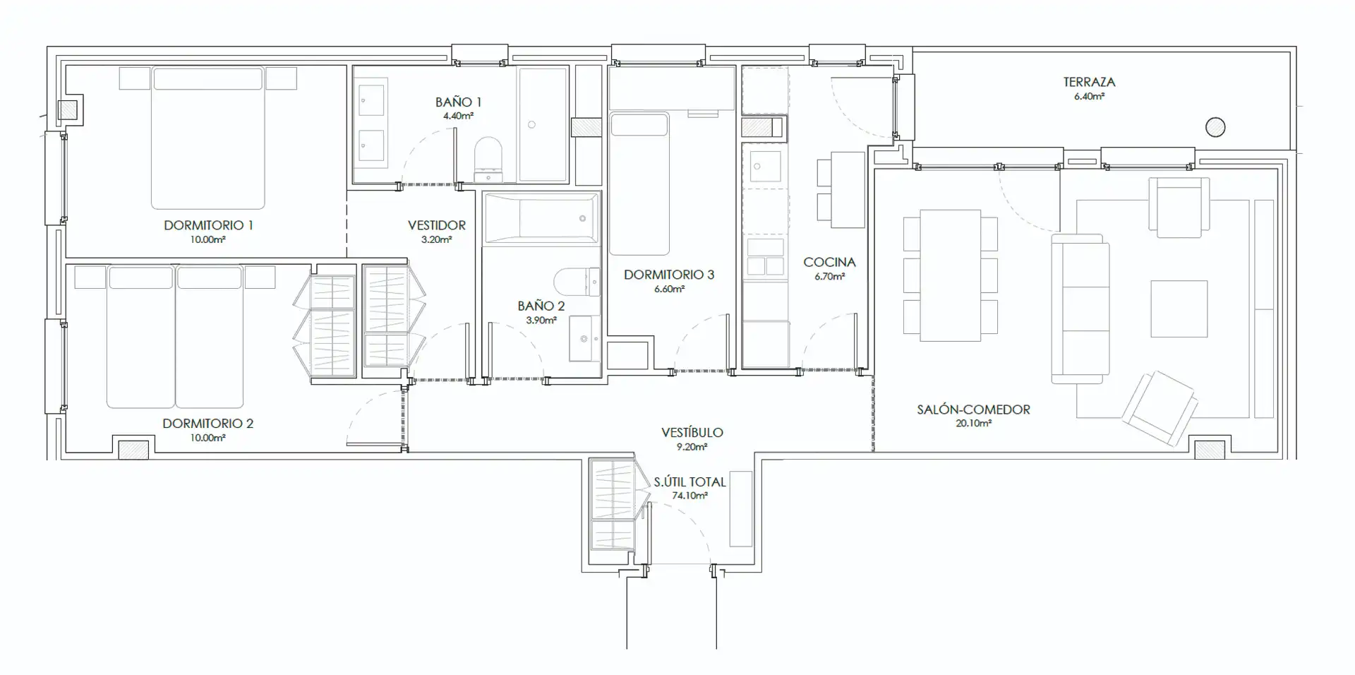 Flat for sale in Marchamalo  with Heating, Terrace and Storage room