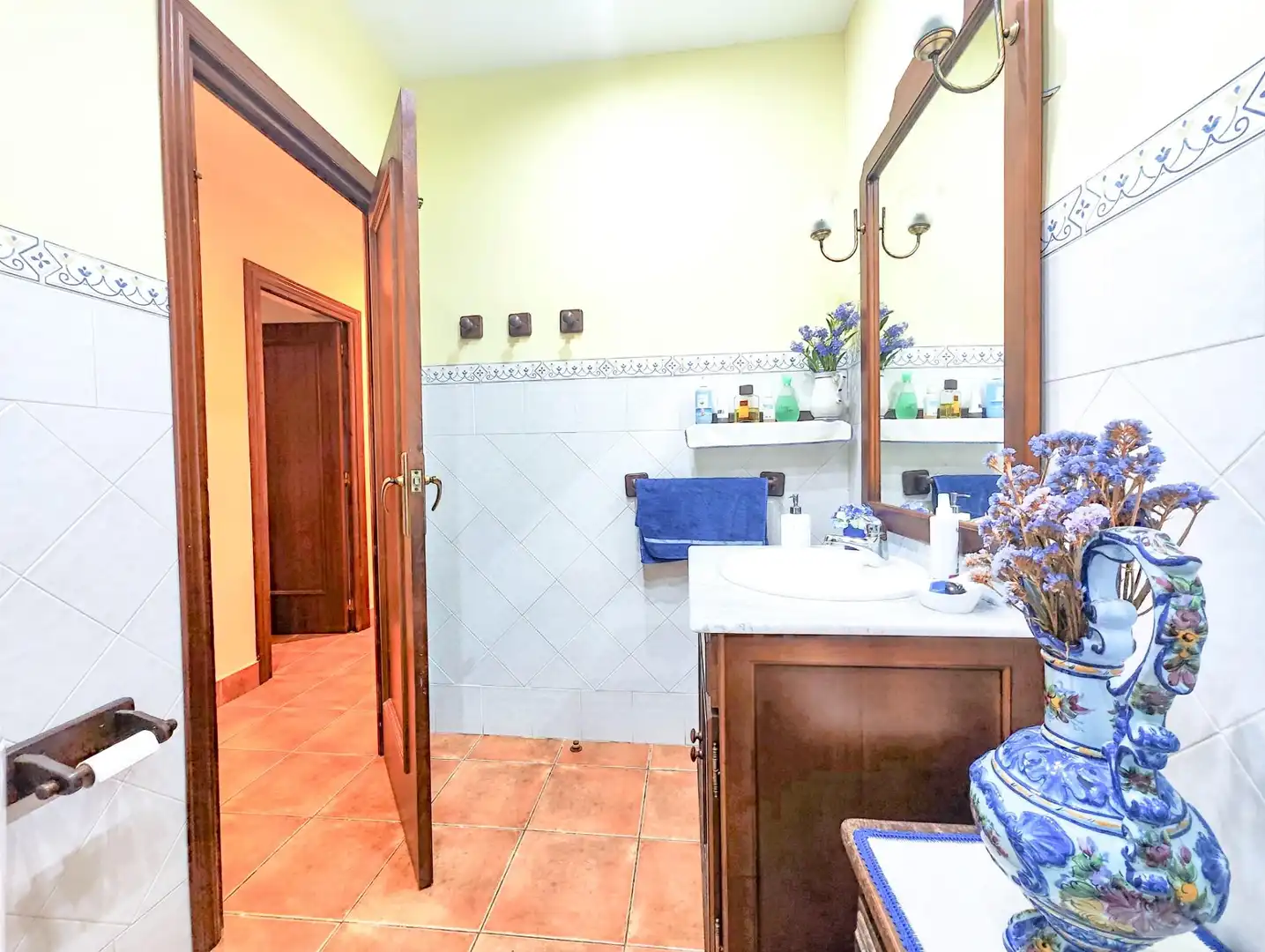 Baño de Casa o chalet en venta en Puertollano con Aire acondicionado, Calefacción y Jardín privado