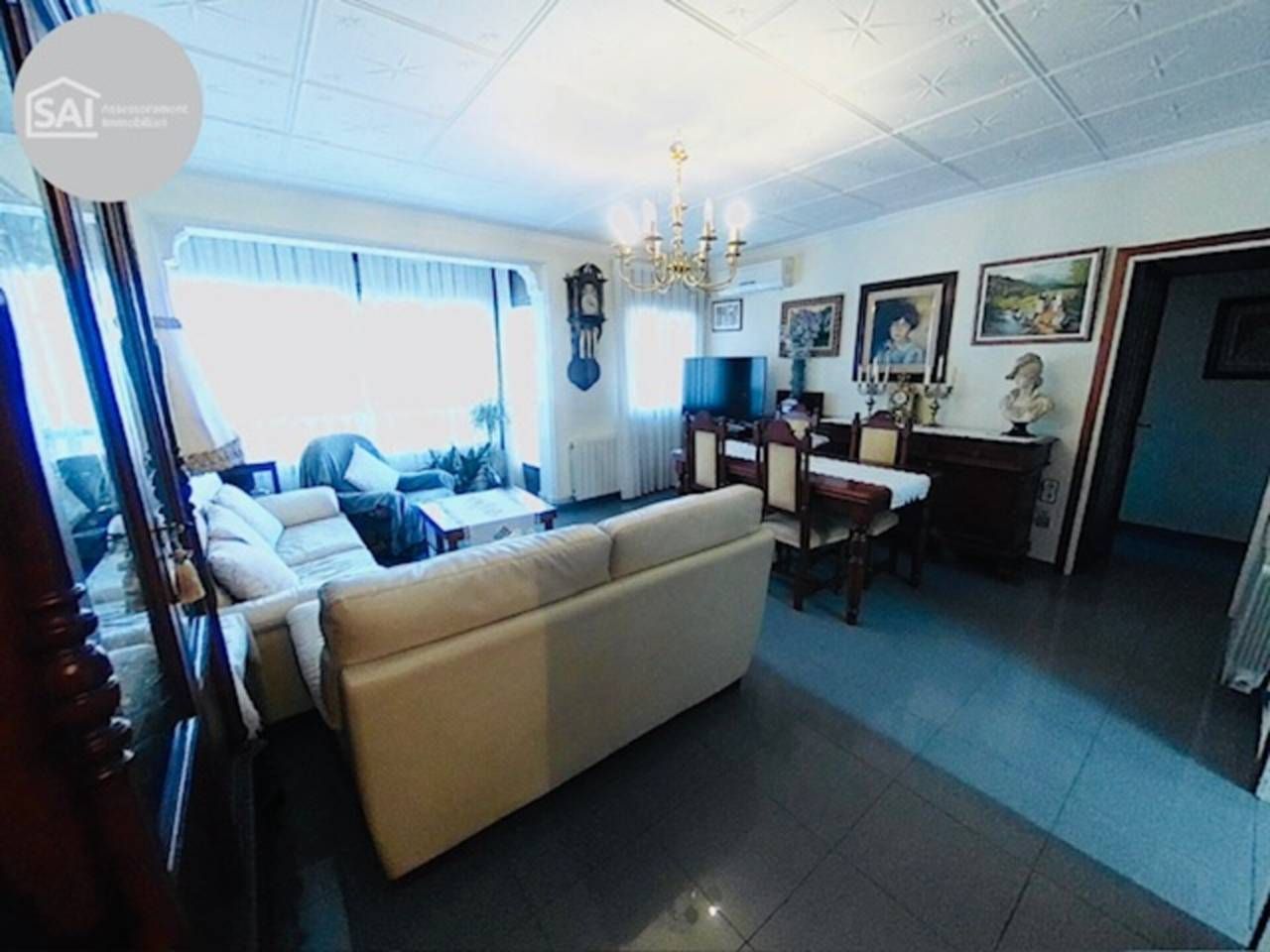 Living room of Flat for sale in Sabadell  with Air Conditioner, Heating and Balcony