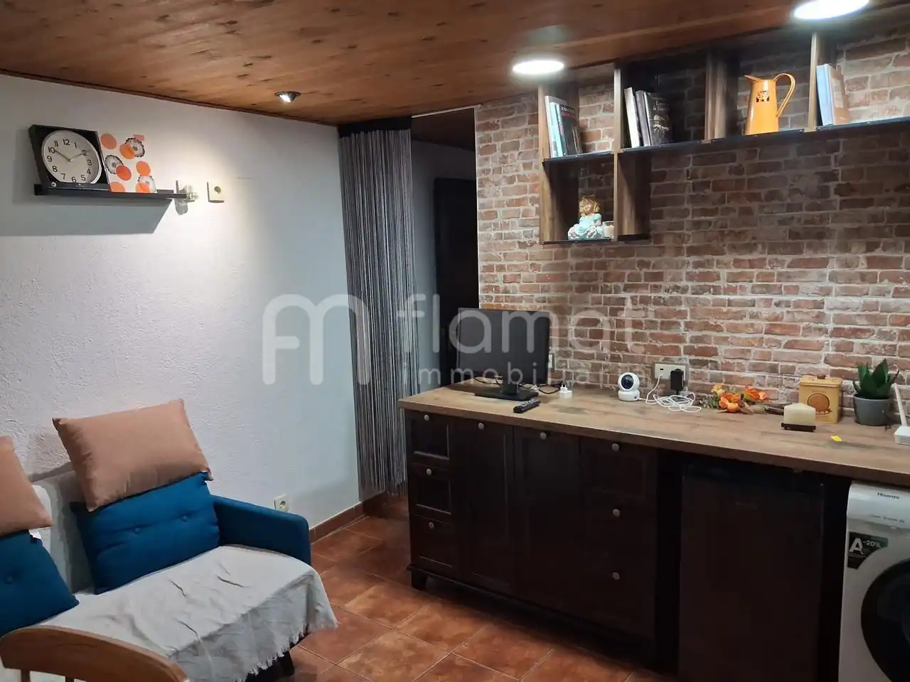 Sala de estar de Piso en venta en Camprodon con Terraza