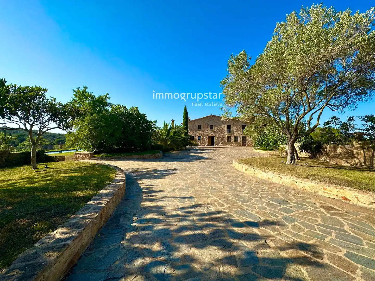 Vista exterior de Finca rústica en venta en Santa Cristina d'Aro con Terraza, Trastero y Piscina