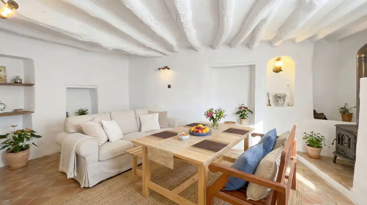 Sala de estar de Finca rústica en venta en Villanueva del Rosario con Aire acondicionado, Terraza y Trastero