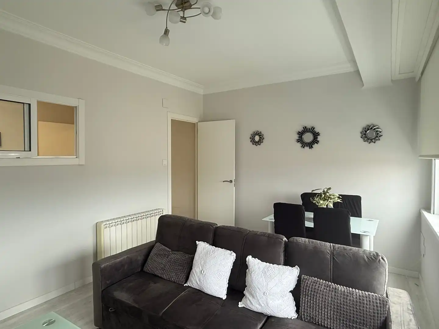 Wohnzimmer von Wohnung zum Verkauf in Narón mit Heizung, Möbliert und Ofen
