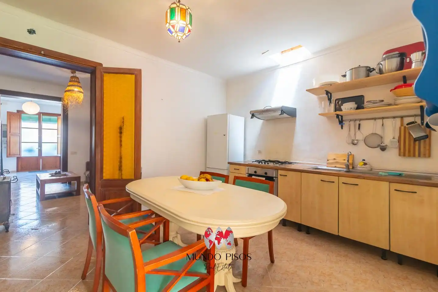 Küche von Haus oder Chalet zum Verkauf in Sant Joan mit Parkett, Terrasse und Abstellraum