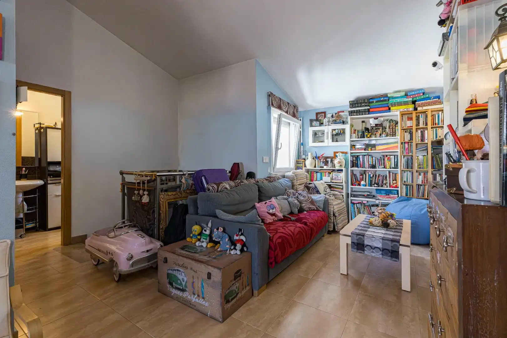 Sala d'estar de Àtic en venda en Murcia amb Aire condicionat, Terrassa i Traster