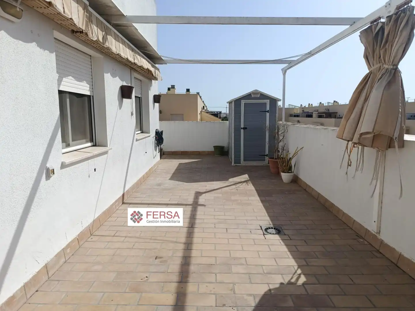 Terraza de Ático de alquiler en El Puerto de Santa María con Aire acondicionado, Terraza y Amueblado
