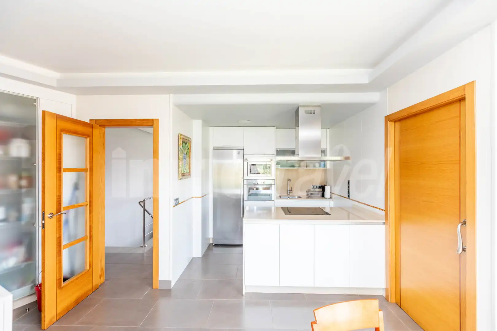 Cocina de Casa o chalet en venta en Sanxenxo con Calefacción, Jardín privado y Parquet