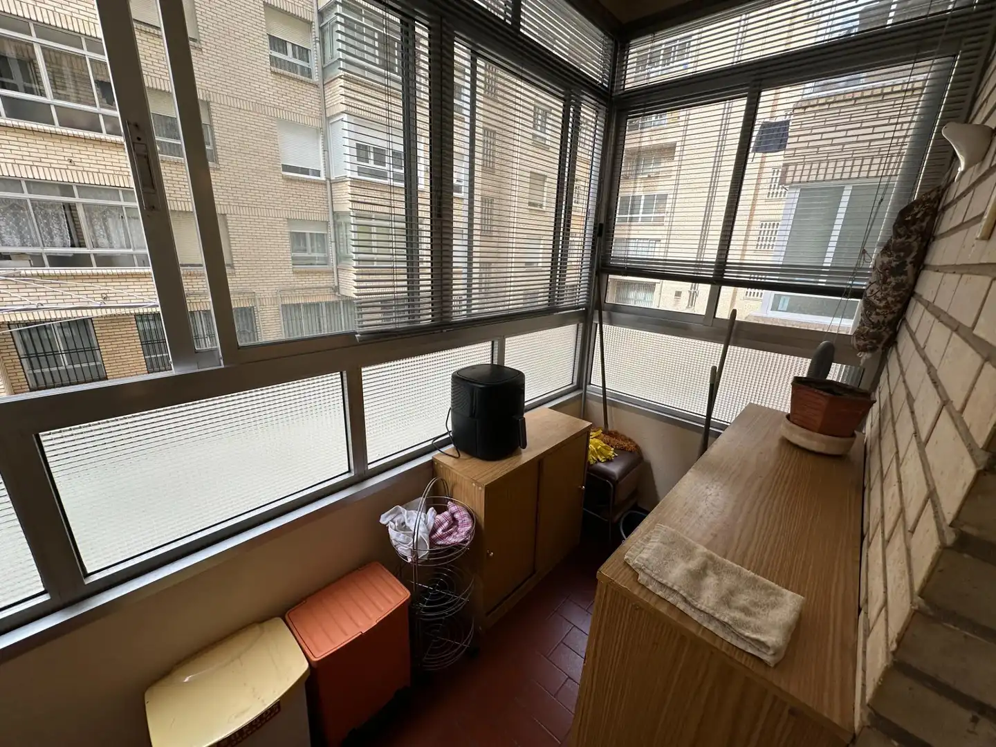 Balcony of Flat for share in Burgos  with Heating and Furnished