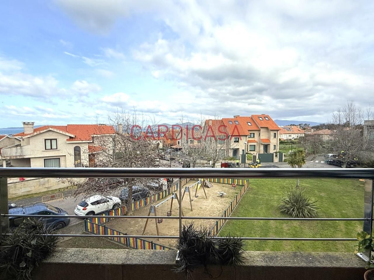 Außenansicht von Wohnung zum Verkauf in Vigo  mit Heizung, Parkett und Terrasse