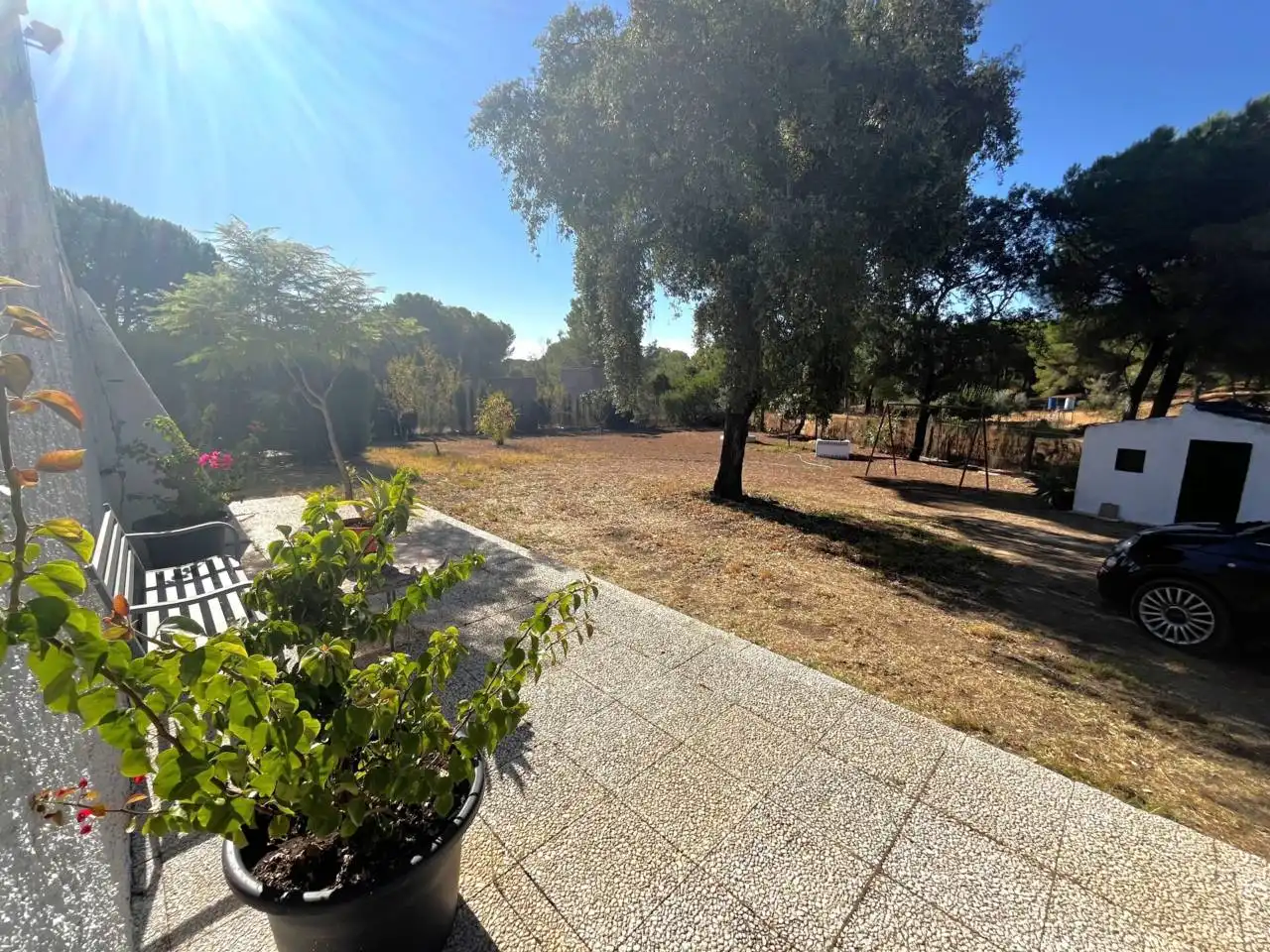Jardín de Casa o chalet en venta en Valverde del Camino con Jardín privado, Terraza y Amueblado