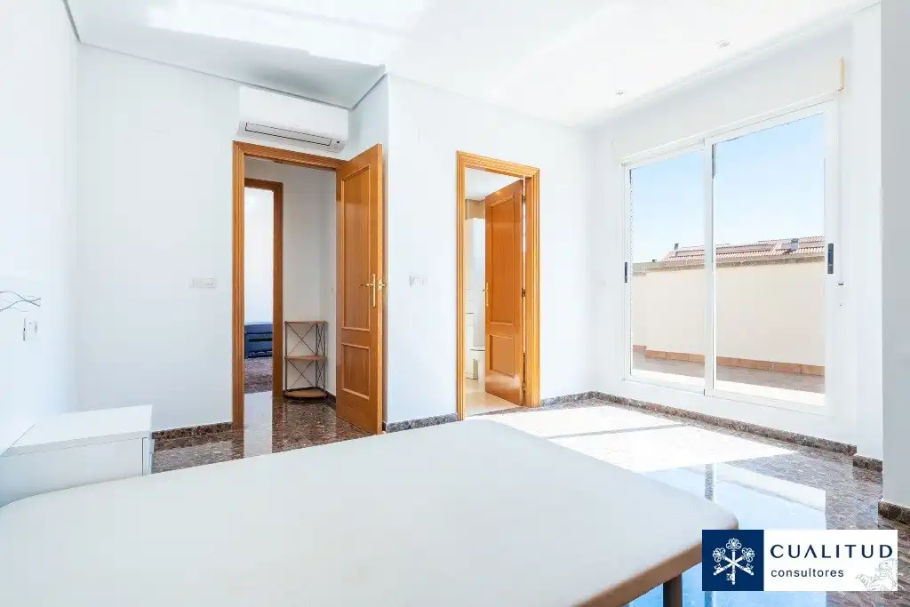 Bedroom of Flat for rent in Castellón de la Plana / Castelló de la Plana  with Air Conditioner, Terrace and Oven
