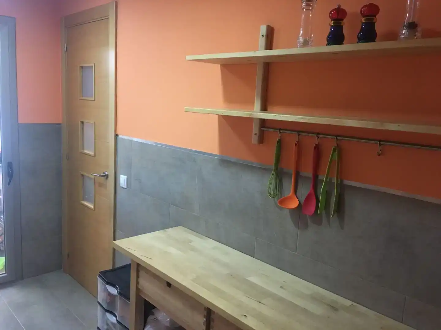 Cuina de Pis en venda en El Vendrell amb Aire condicionat i Balcó