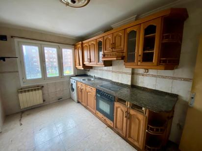 Kitchen of Flat for sale in Gijón   with Heating, Oven and Alarm