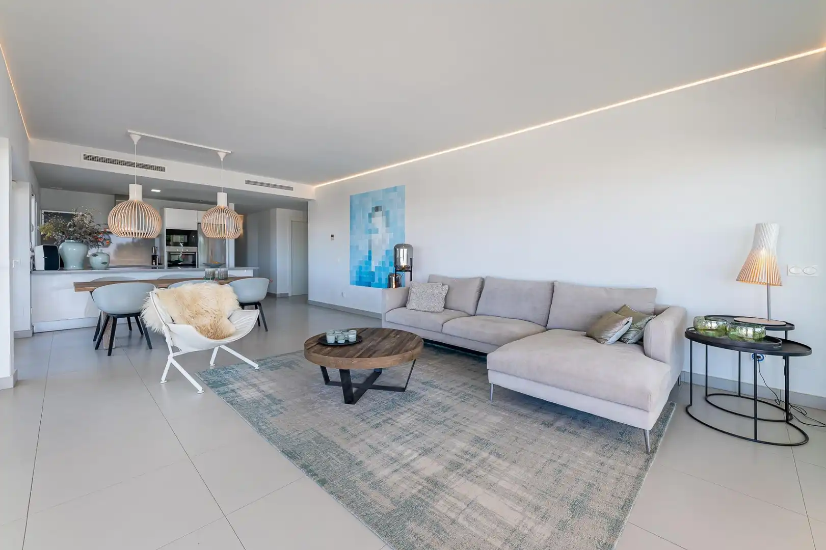 Sala d'estar de Apartament en venda en Benalmádena amb Aire condicionat, Calefacció i Terrassa