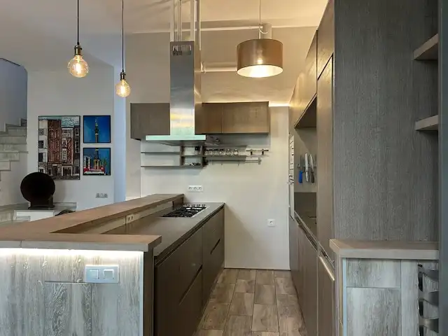 Cocina de Casa o chalet de alquiler en Barcelona con Aire acondicionado, Calefacción y Jardín privado