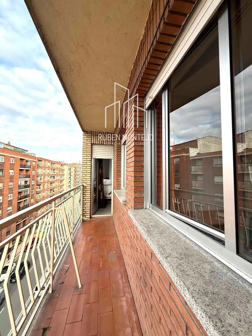 Balcony of Flat for sale in Salamanca  with Heating, Terrace and Furnished