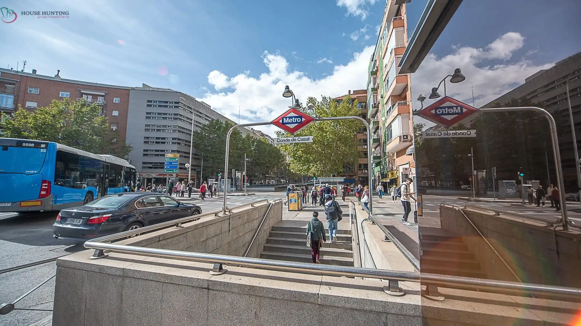 Exterior view of Commercial properties for sale in Madrid  with Air Conditioner