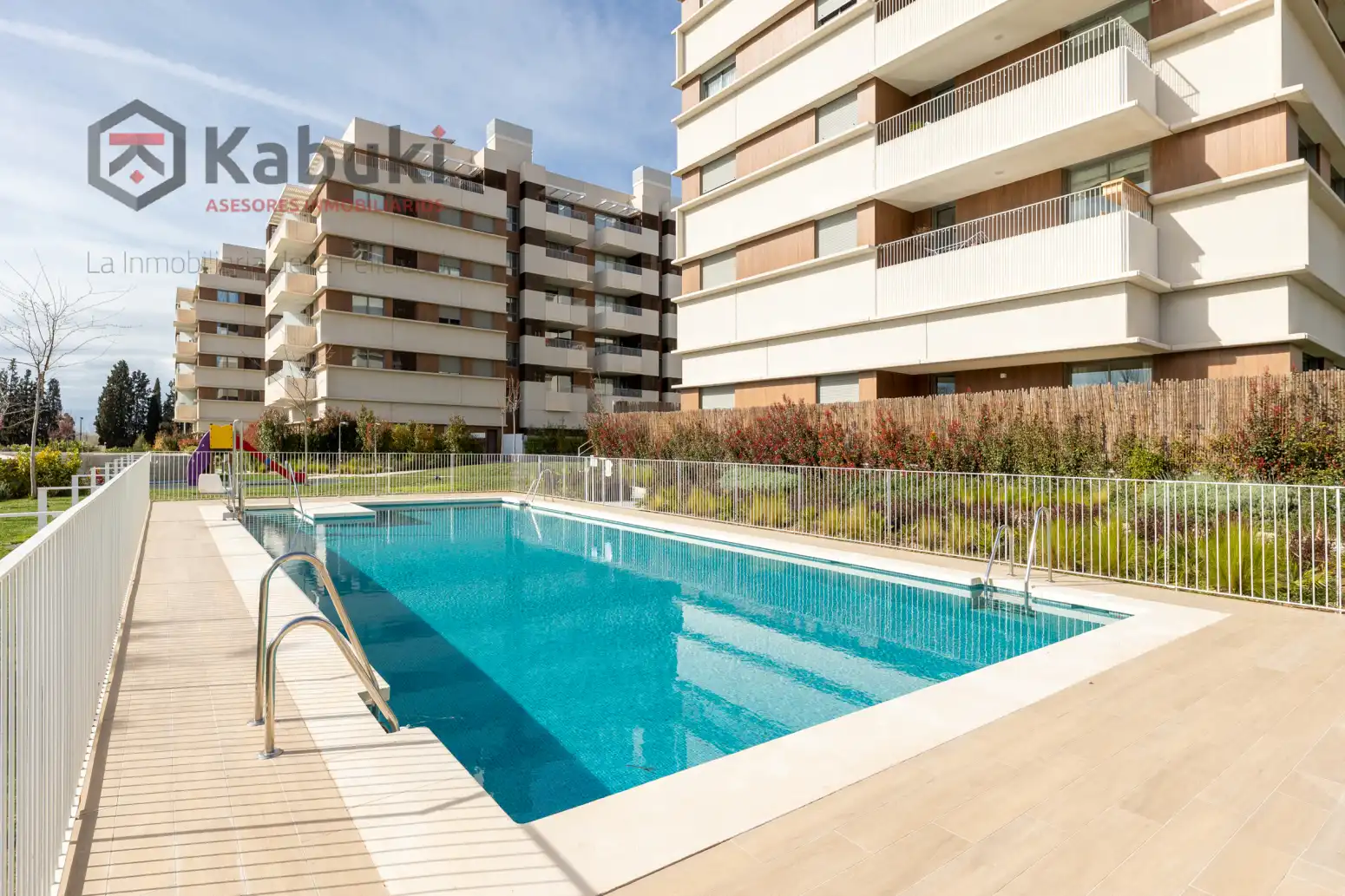 Swimming pool of Flat for sale in Granada  with Private garden, Terrace and Storage room