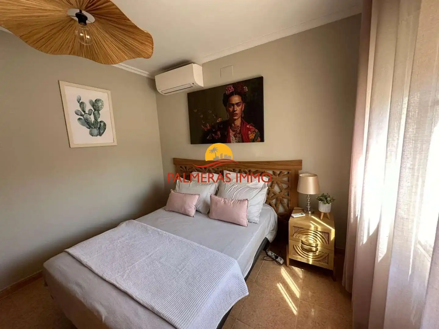 Schlafzimmer von Haus oder Chalet zum Verkauf in L'Ametlla de Mar  mit Klimaanlage, Schwimmbad und Möbliert