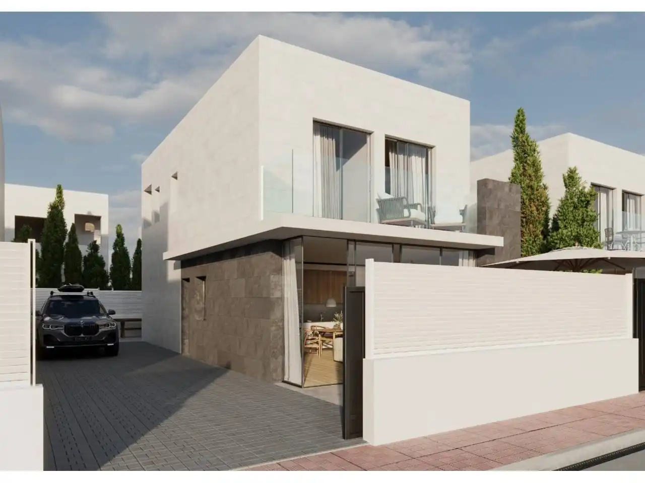 Vista exterior de Casa o chalet en venta en Las Torres de Cotillas con Aire acondicionado y Terraza