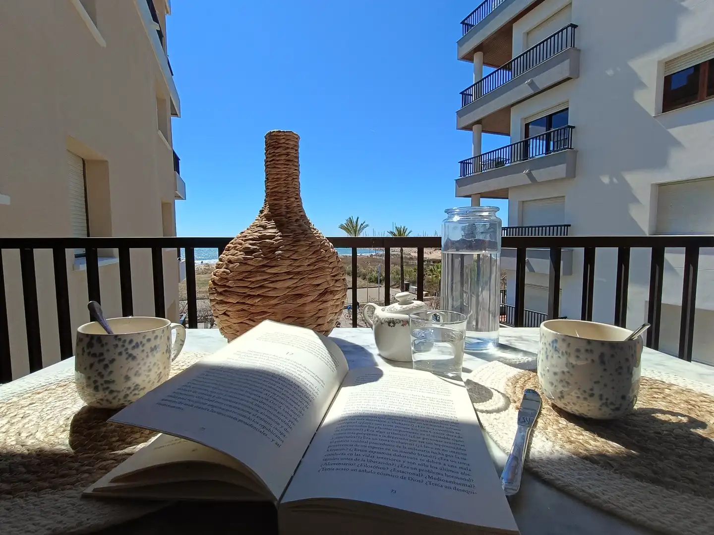 Terrasse von Wohnung zur Miete in Calafell mit Parkett, Terrasse und Abstellraum