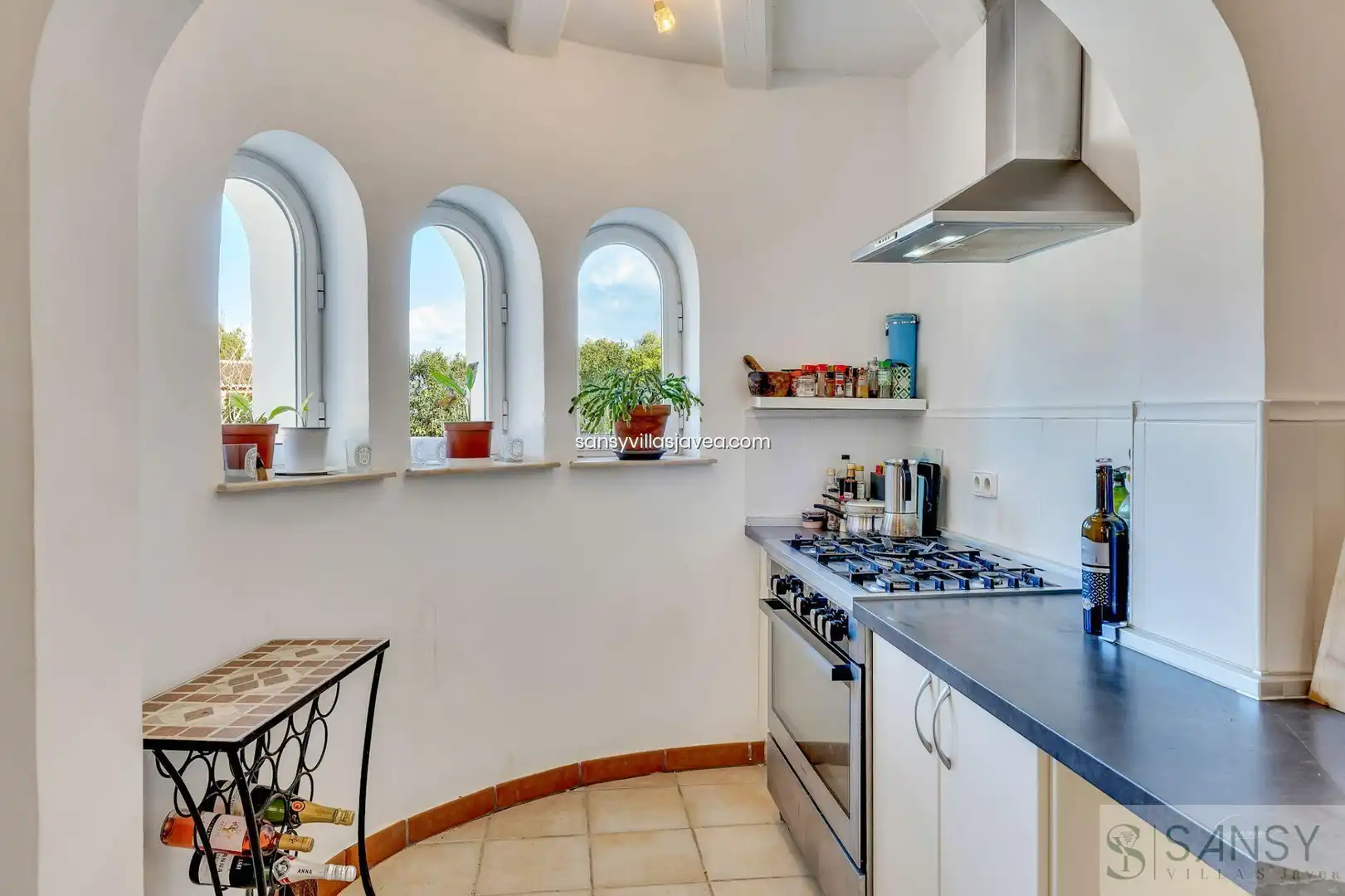 Cuina de Casa o xalet en venda en Jávea / Xàbia amb Aire condicionat i Traster