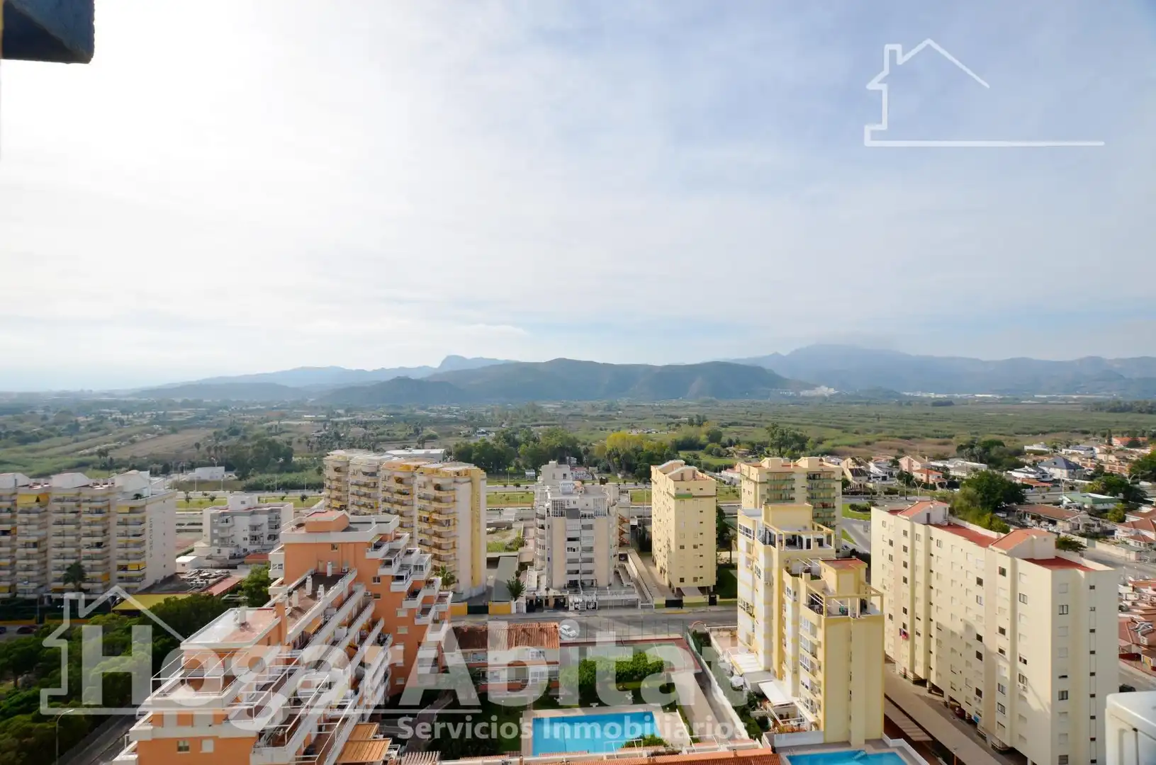 Exterior view of Flat for sale in Gandia  with Air Conditioner, Private garden and Community pool