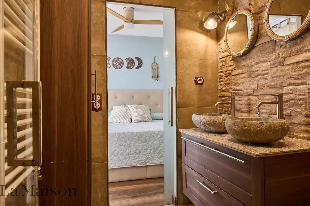 Bathroom of Houses for sale in Dosrius  with Heating, Private garden and Parquet flooring
