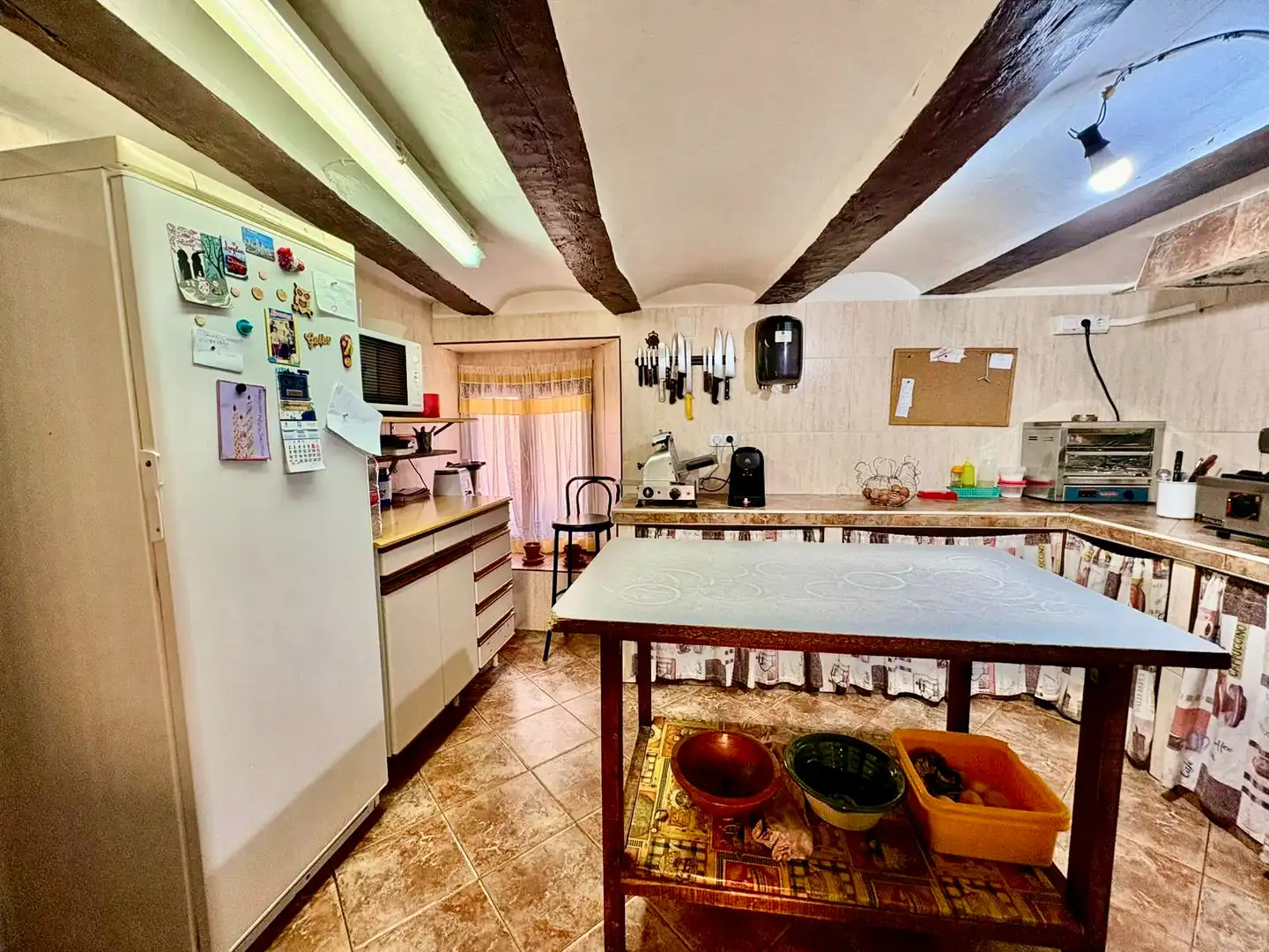 Cocina de Finca rústica en venta en Ibi con Aire acondicionado y Terraza