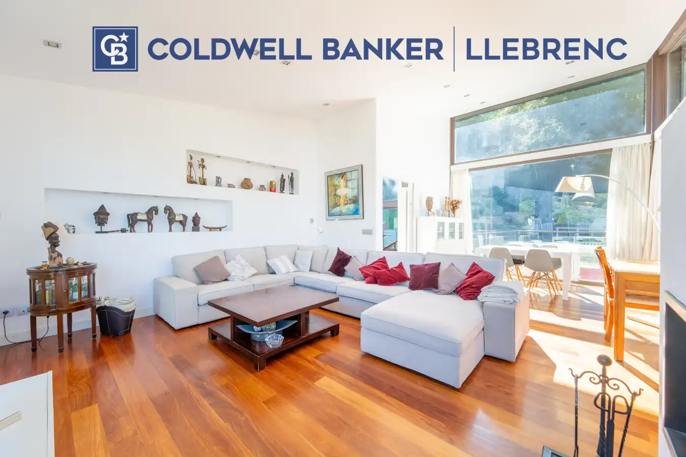 Sala de estar de Casa o chalet en venta en Barcelona con Calefacción, Jardín privado y Parquet
