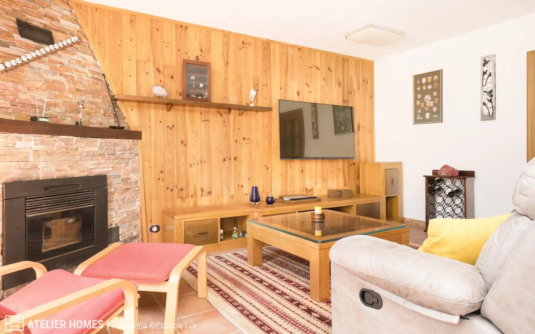 Sala de estar de Casa adosada en venta en Poblaciones norte