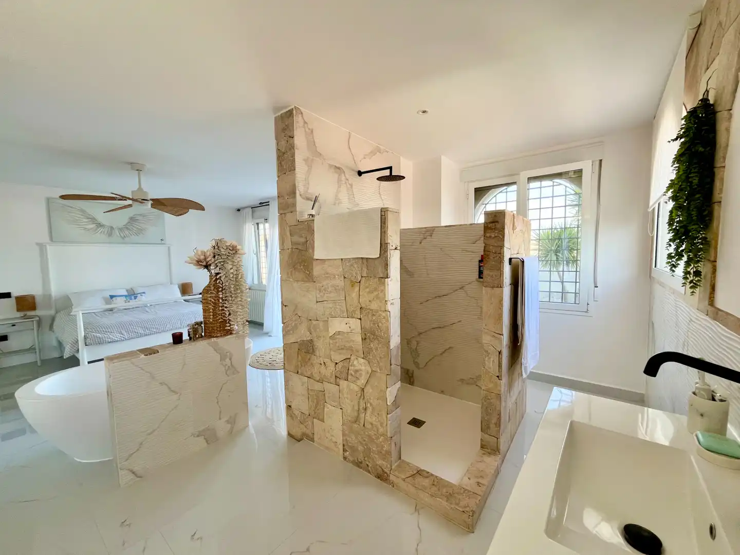 Baño de Casa adosada en venta en Cuevas del Almanzora con Aire acondicionado, Terraza y Amueblado