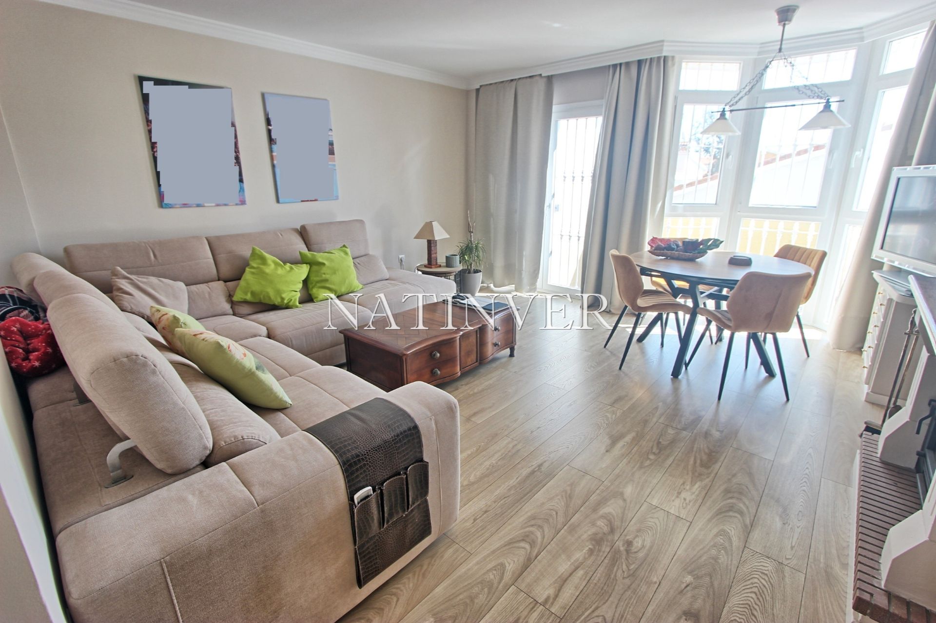 Living room of Single-family semi-detached for sale in Rincón de la Victoria  with Air Conditioner and Terrace