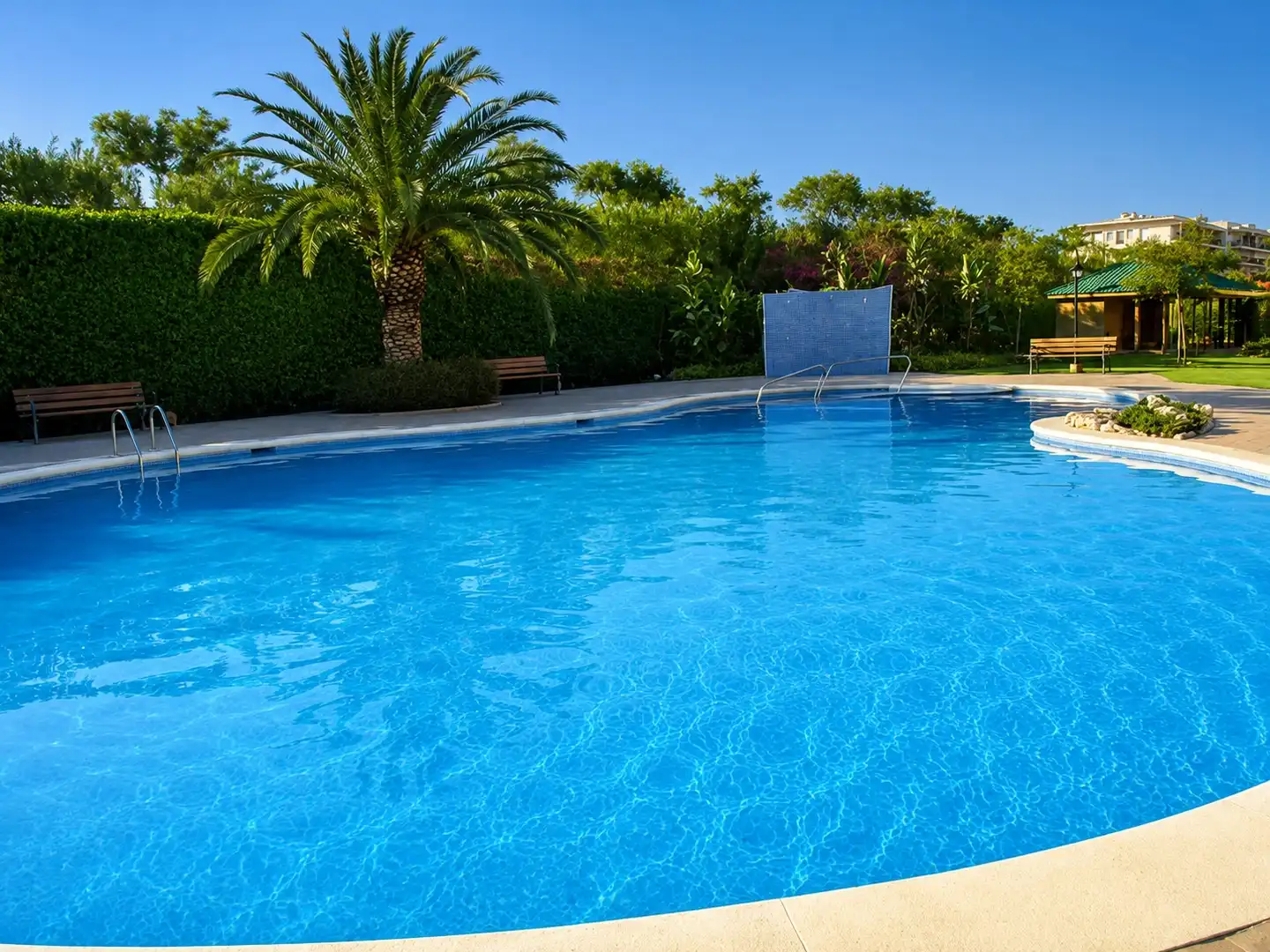 Swimming pool of Attic for sale in La Ràpita  with Air Conditioner, Heating and Parquet flooring
