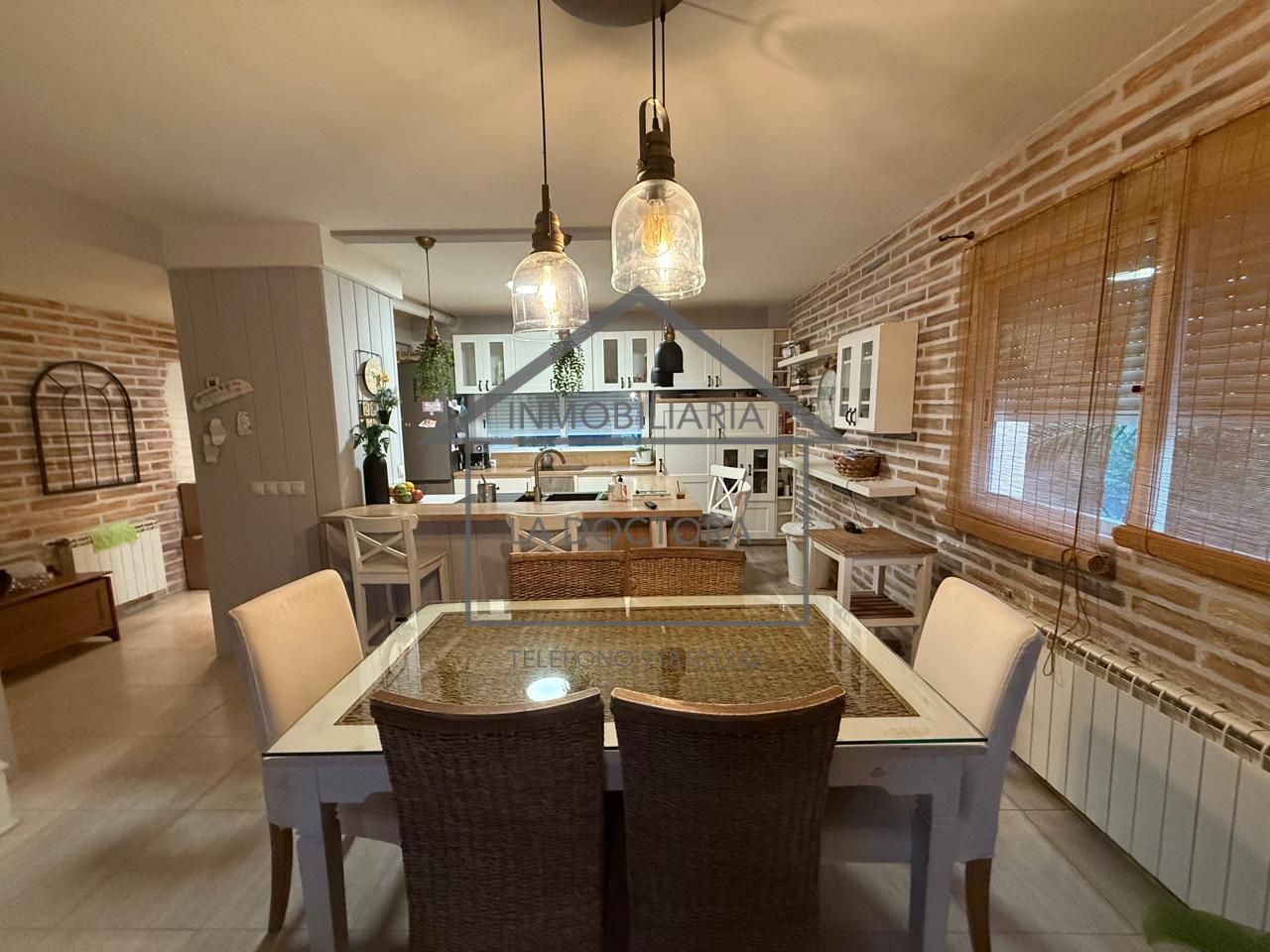 Dining room of House or chalet for sale in Las Ventas de Retamosa  with Heating, Storage room and Swimming Pool