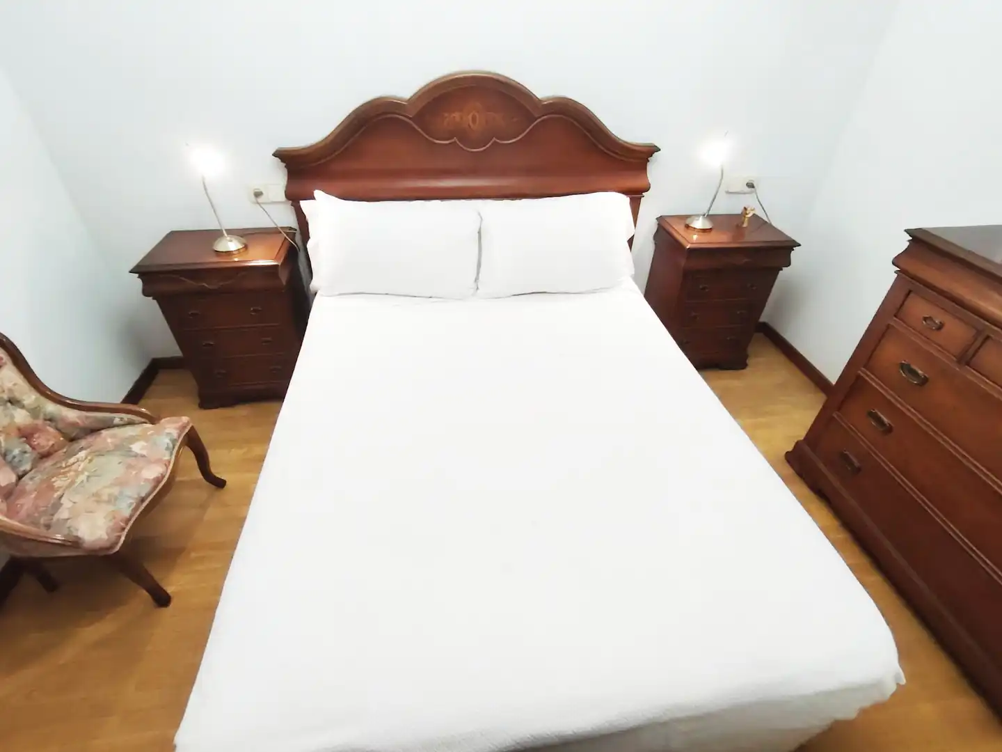 Bedroom of Flat for sale in Gijón   with Heating, Parquet flooring and Terrace