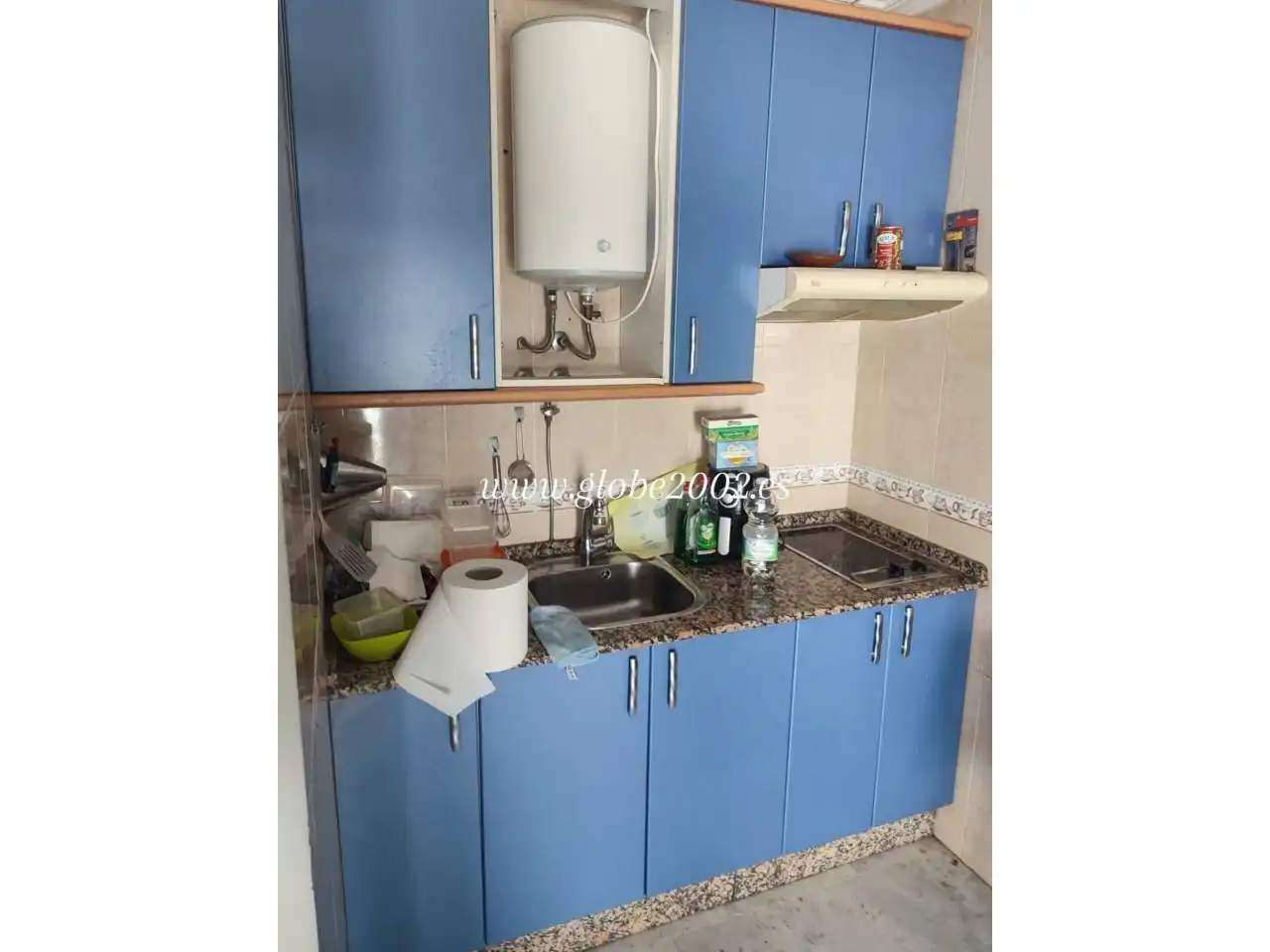 Cocina de Estudio de alquiler en Cádiz con Amueblado y Balcón