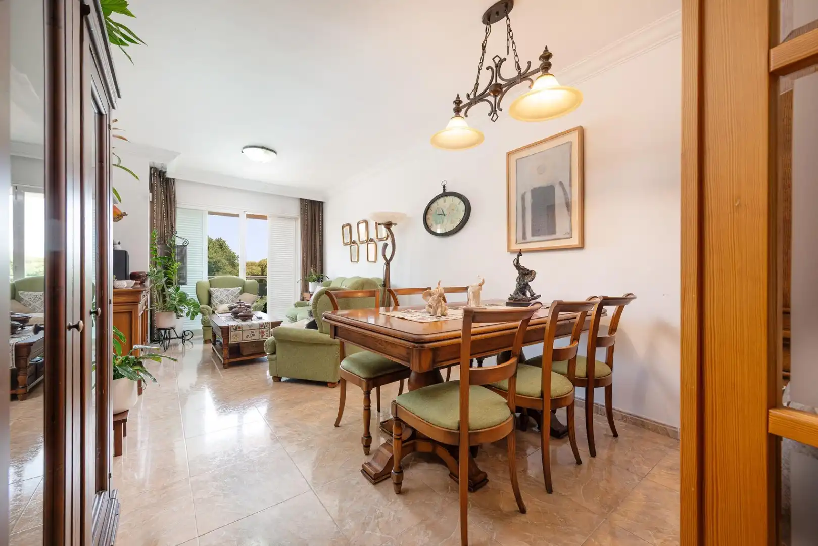 Esszimmer von Wohnungen zum Verkauf in Alcúdia mit Klimaanlage, Heizung und Terrasse