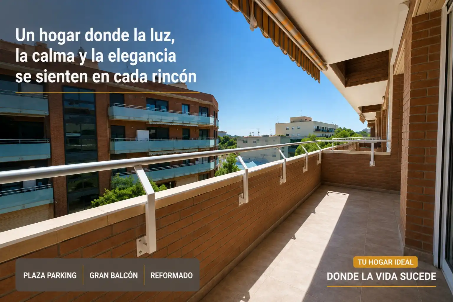 Terrasse von Wohnung zum Verkauf in Terrassa mit Klimaanlage, Heizung und Balkon