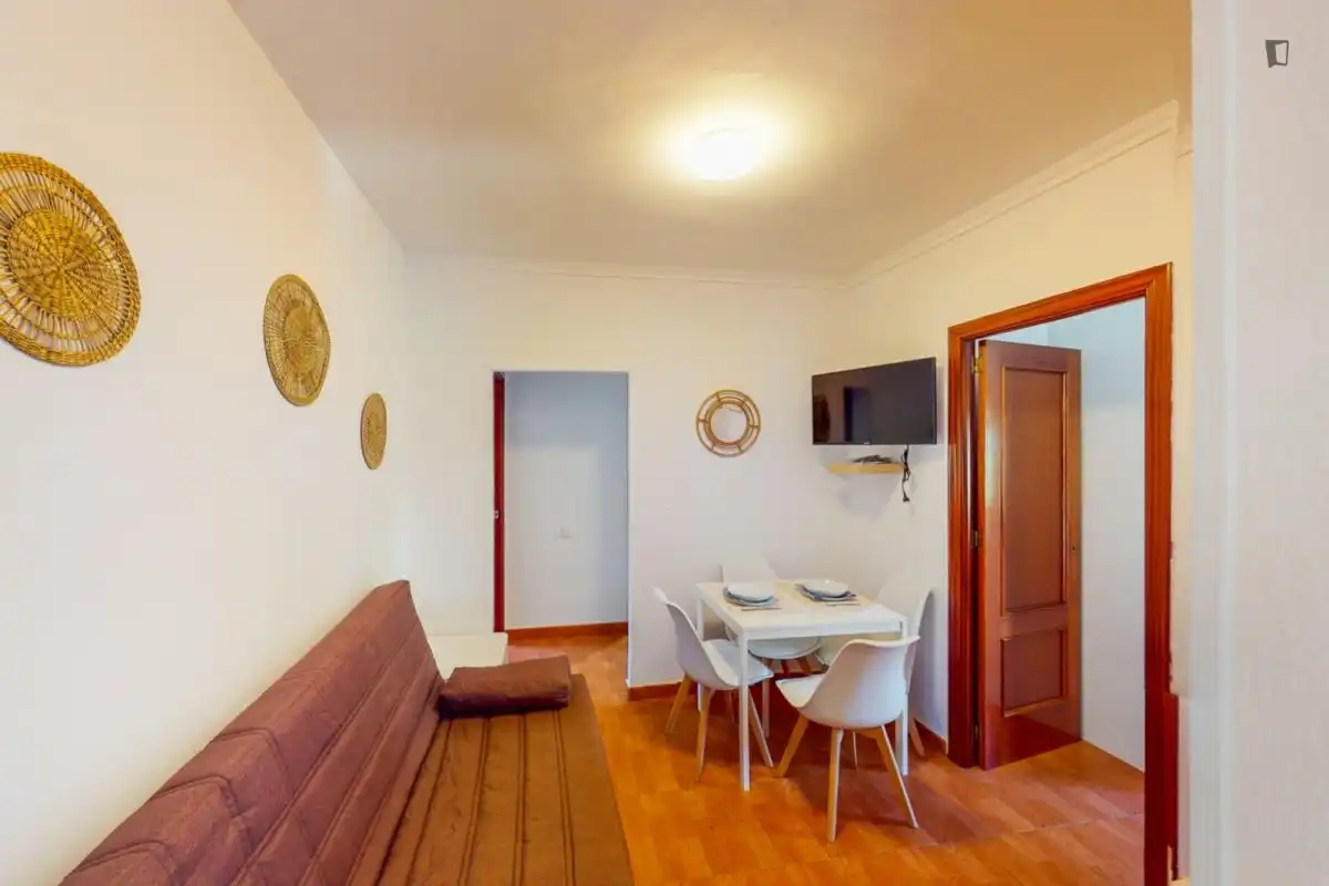 Sala de estar de Apartamento para compartir en Jerez de la Frontera con Amueblado, Lavadora y Microondas
