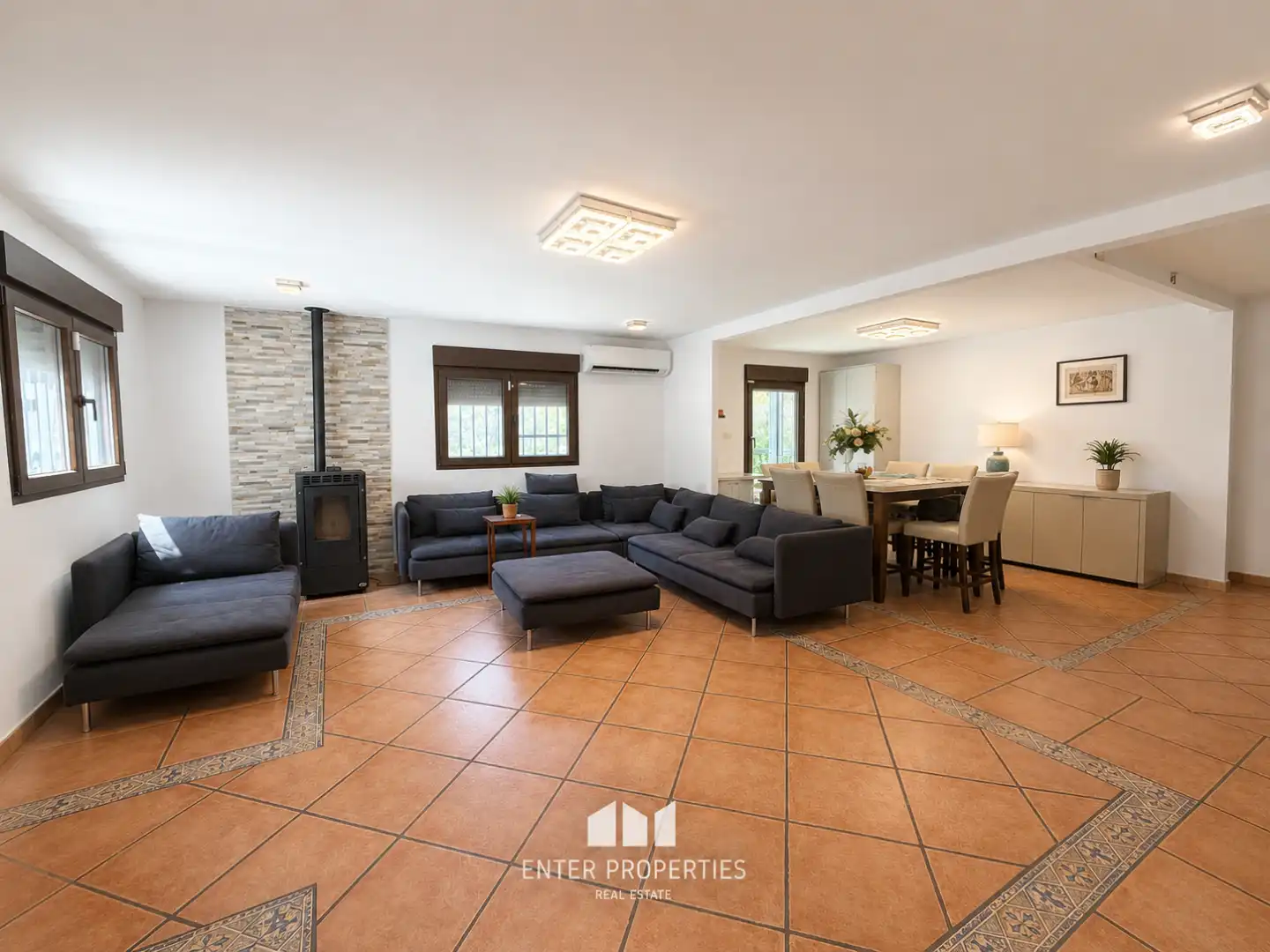 Sala de estar de Casa o chalet en venta en Olocau con Aire acondicionado, Calefacción y Terraza