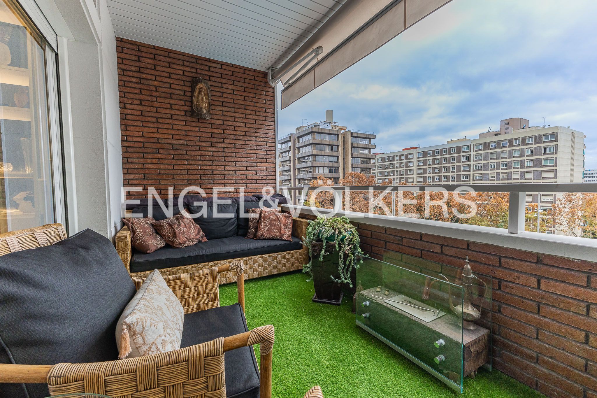 Terrassa de Apartament en venda en  Barcelona Capital amb Aire condicionat, Calefacció i Parquet