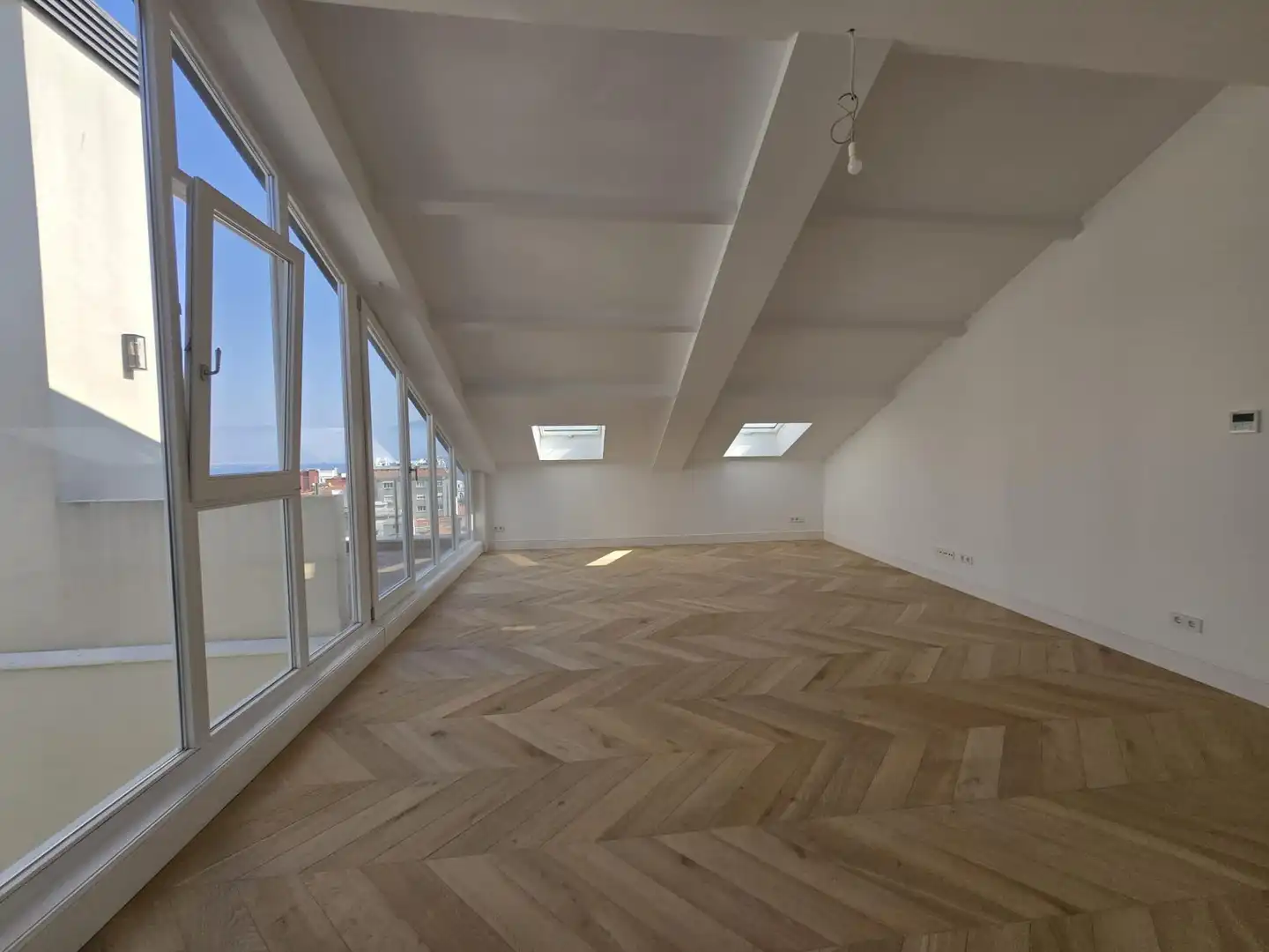 Sala de estar de Ático en venta en Vigo  con Calefacción y Terraza