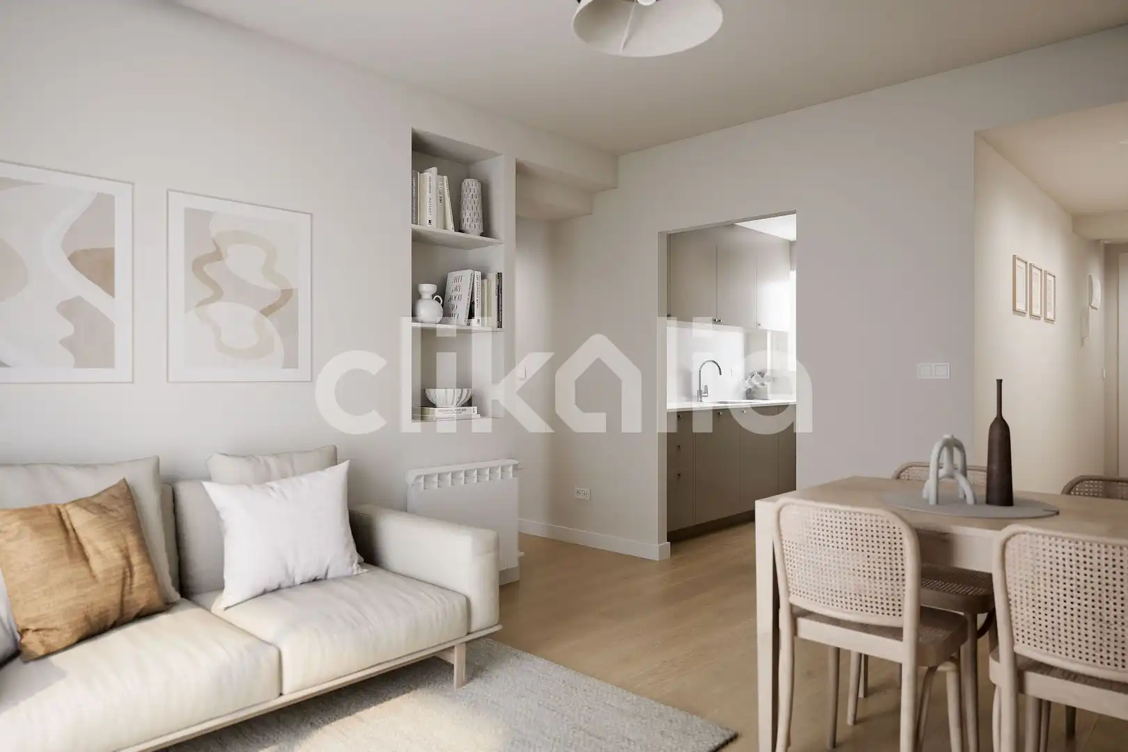 Bedroom of Flat for sale in Madrid  with Air Conditioner, Heating and Terrace