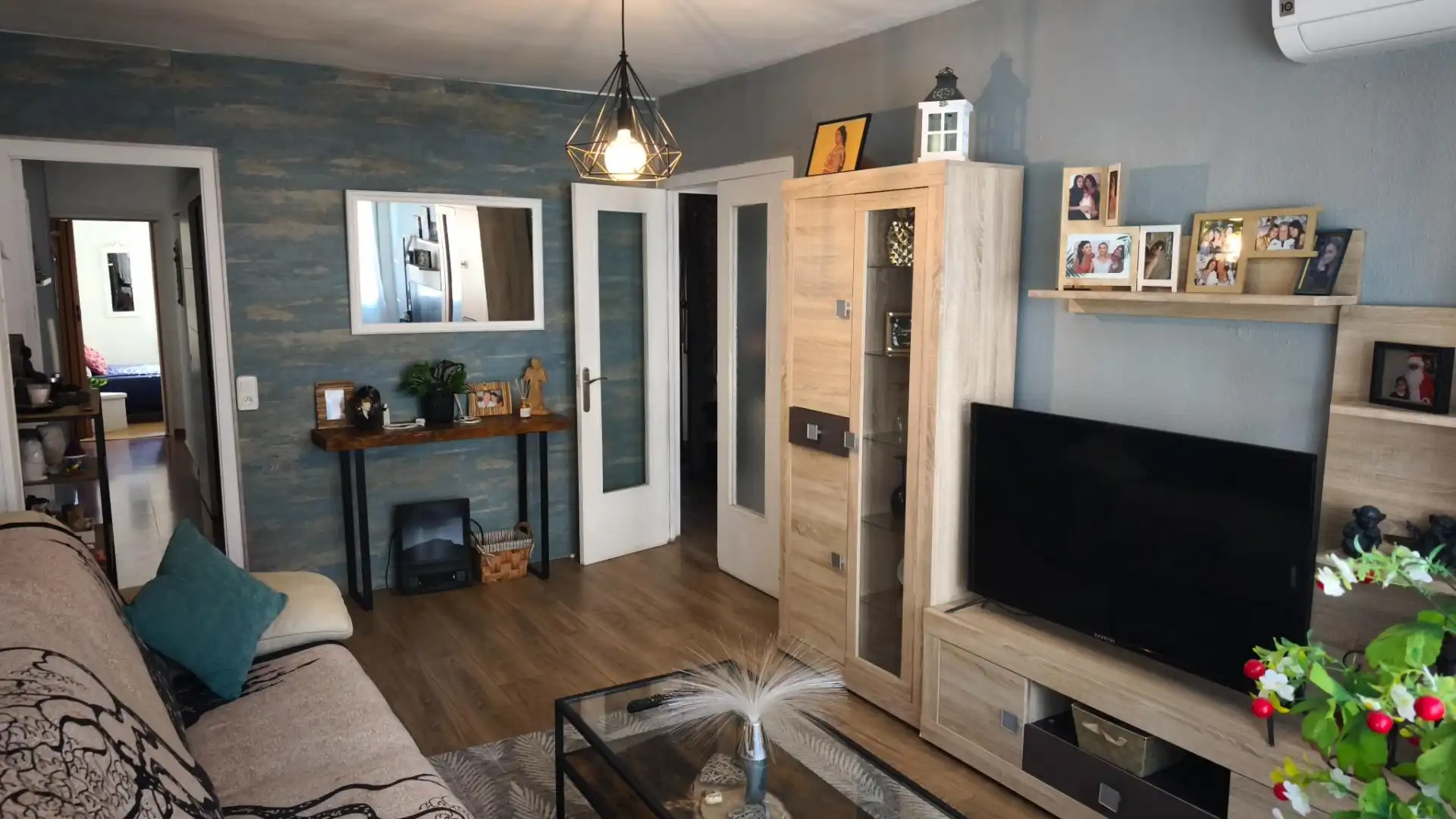 Living room of Flat for sale in Amposta  with Air Conditioner, Private garden and Terrace