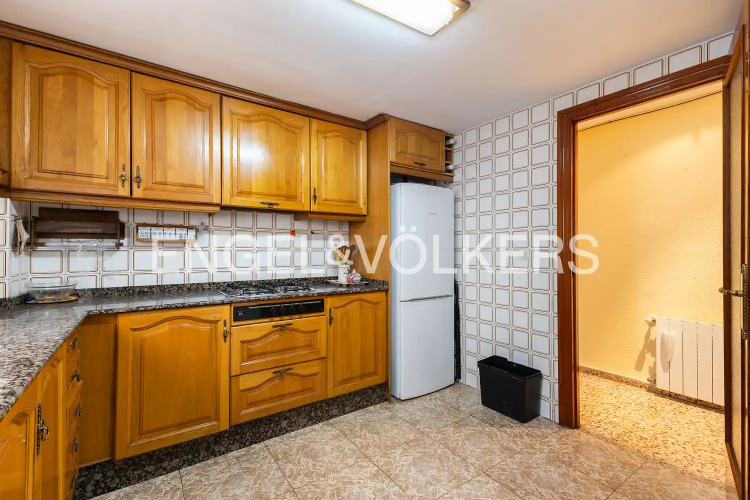 Cocina de Piso de alquiler en Valencia con Aire acondicionado, Calefacción y Terraza
